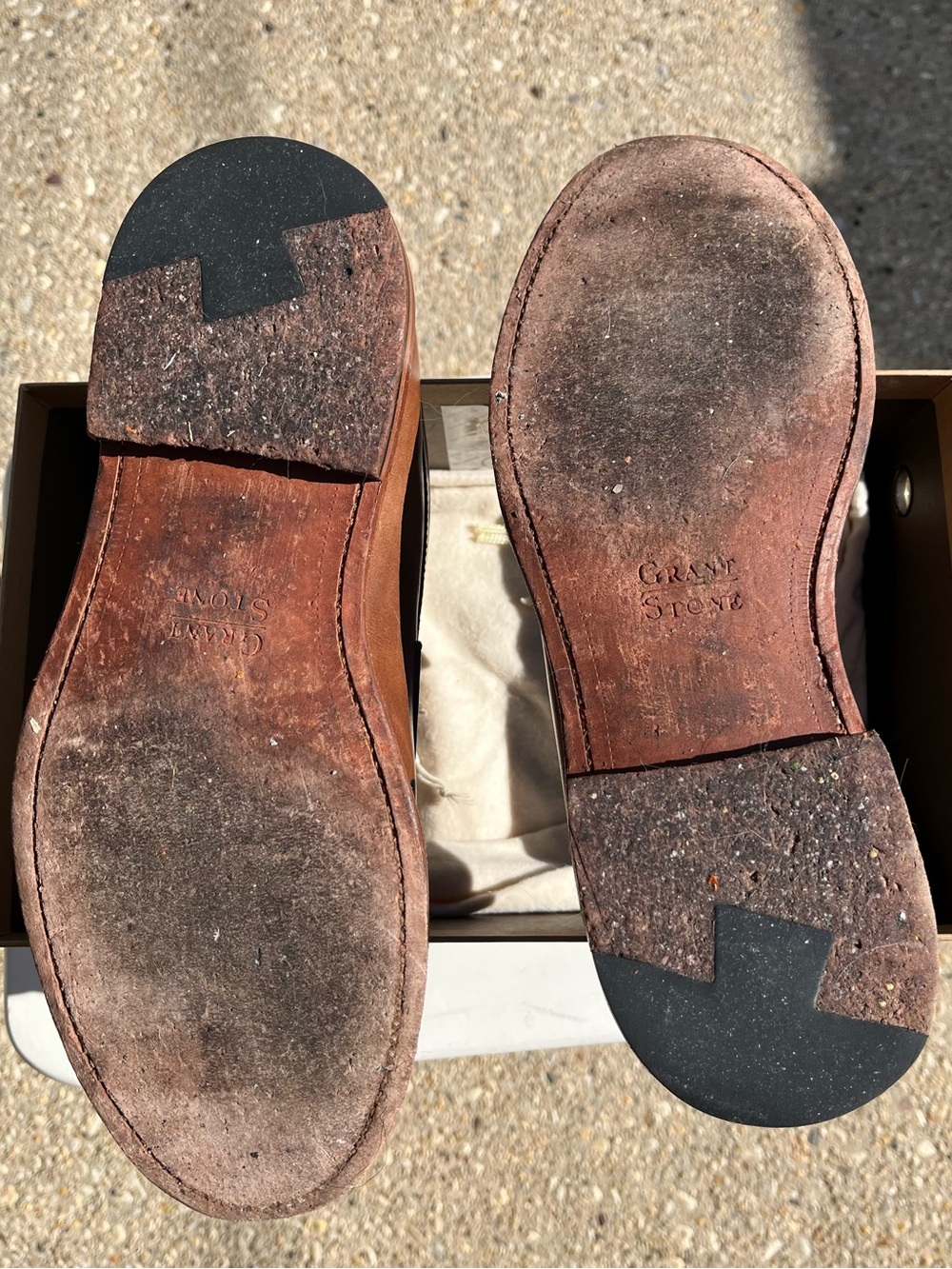 Grant Stone Men’s loafers in Dune CXL or Natural color - Picture 5 of 10